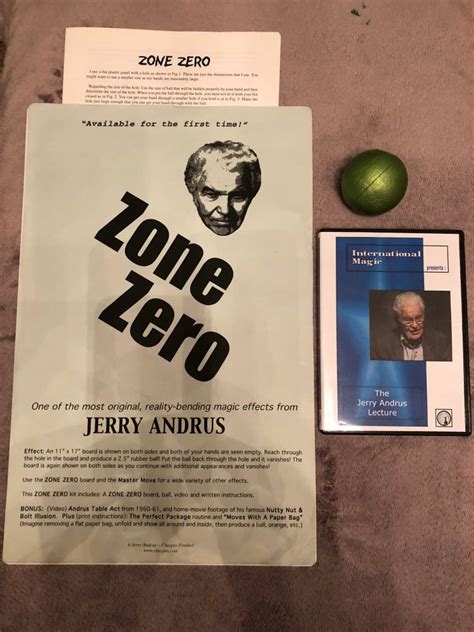 Zone zero jerry andrus